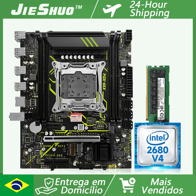 X99 Dual Cpu Motherboard Combo - 키트 업그레이드 게이머 JIESHUO X99 Xeon