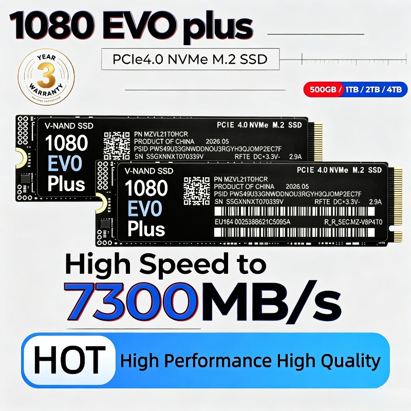 M.2 Nvme 4Tb Pcie 4.0 Ssd - 오리지널 NEW 1080 EVO Plus M.2