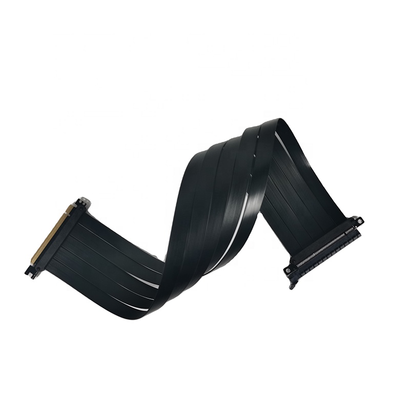 Pcie 4.0 X16 Riser Cable 90 Degree - 최신 그래픽 케이블 유연한 PCIE 4.0