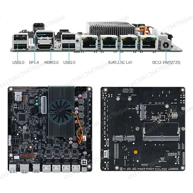Nas Motherboard N100 6 Sata - N100 6베이 NAS 마더보드, 미니 ITX,
