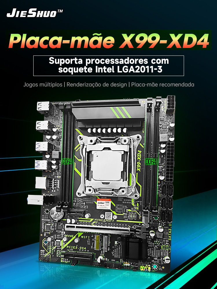 키트 업그레이드 게이머 JIESHUO X99 Xeon  - X99 Dual Cpu Motherboard Combo 리뷰 및 가격