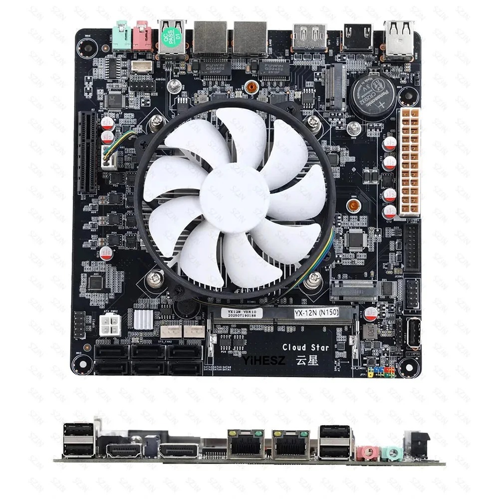 6베이 N100/N150 NAS 마더보드 DDR4 6  - Nas Motherboard N100 6 Sata 리뷰 및 가격