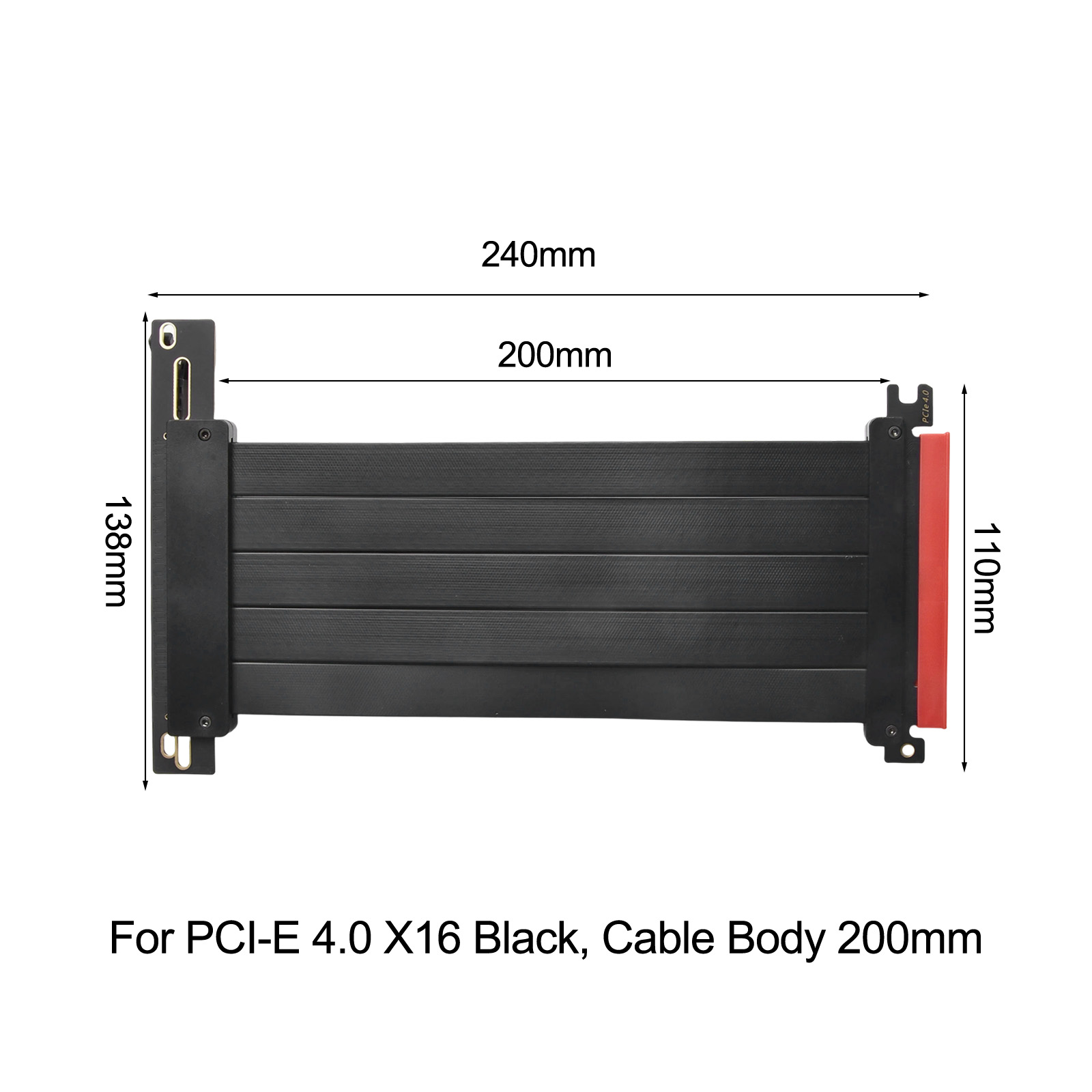 PCIe 4.0 X16 라이저 케이블 20cm 차폐형  - Pcie 4.0 X16 Riser Cable 90 Degree 리뷰 및 가격