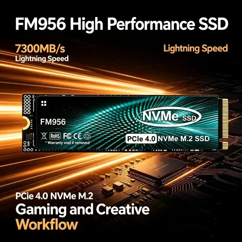 정품 FM956 M.2 2280 NVMe SSD, 50 - M.2 Nvme 4Tb Pcie 4.0 Ssd 리뷰 및 가격