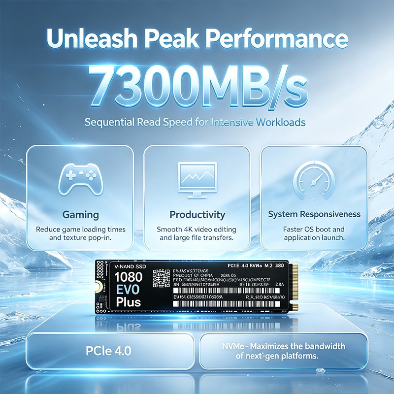 오리지널 NEW 1080 EVO Plus M.2 NVM - M.2 Nvme 4Tb Pcie 4.0 Ssd 리뷰 및 가격