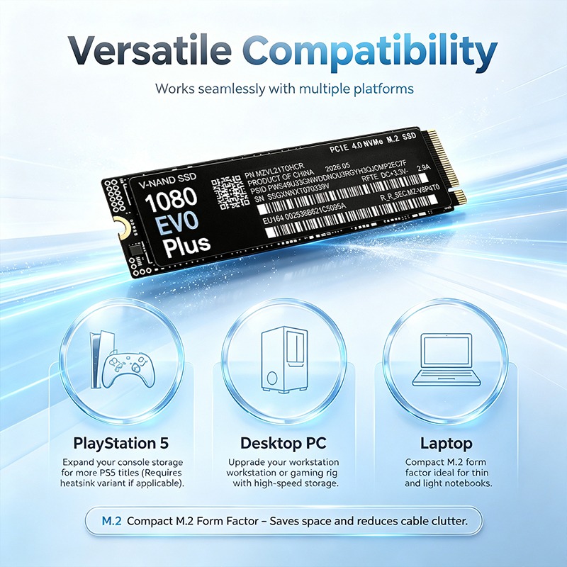 오리지널 NEW 1080 EVO Plus M.2 NVM - M.2 Nvme 4Tb Pcie 4.0 Ssd 리뷰 및 가격