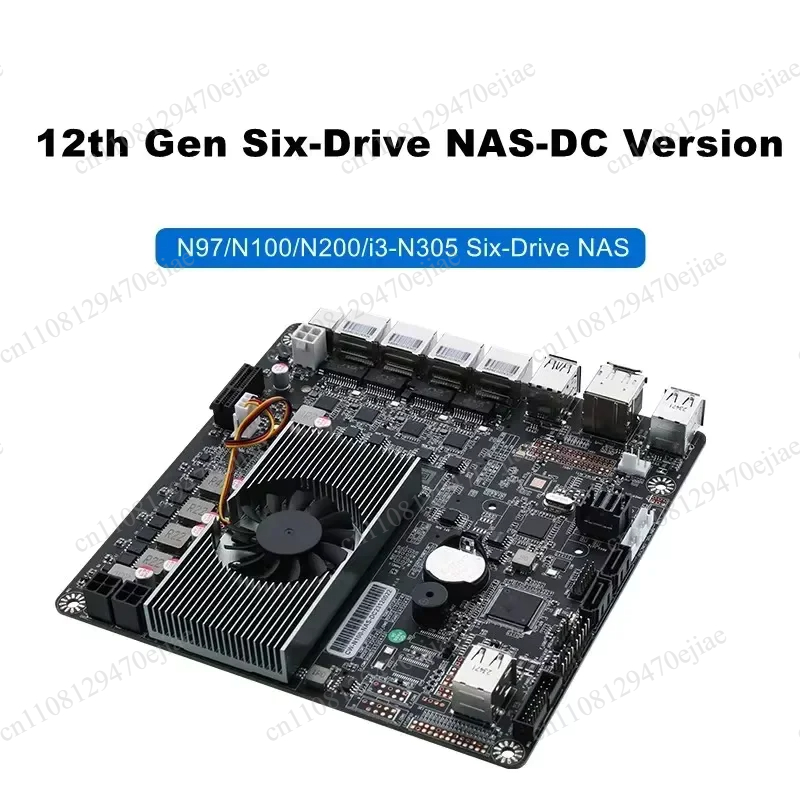 N100 미니 ITX NAS 마더보드 DDR5, 쿼드  - Nas Motherboard N100 6 Sata 리뷰 및 가격