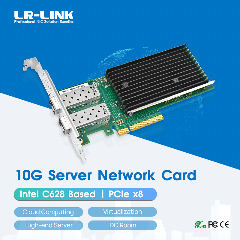 LR-LINK 인텔 칩 기반 이더넷 네트워크 어댑터,  - 10Gb Sfp+ Pcie Network Card Dual Port 리뷰 및 가격