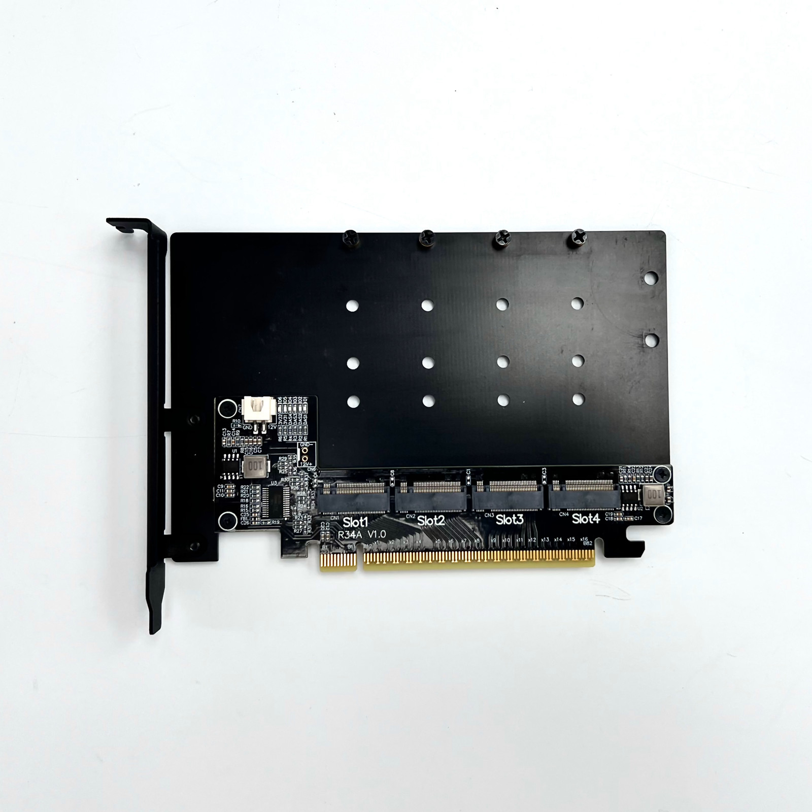 PCIe 5.0 x16 - 쿼드 M.2 NVMe 어댑터 - Quad M.2 Nvme Pcie Bifurcation Card 리뷰 및 가격