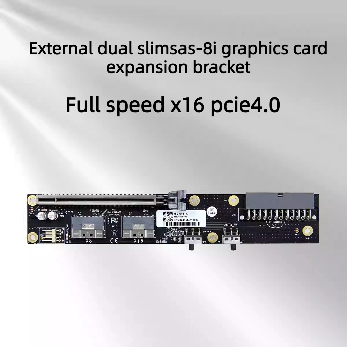 듀얼 슬림SAS 8i 올쿨링크 그래픽 GPU 도크 브래 - External Gpu Dock Pcie 4.0 Oculink 리뷰 및 가격