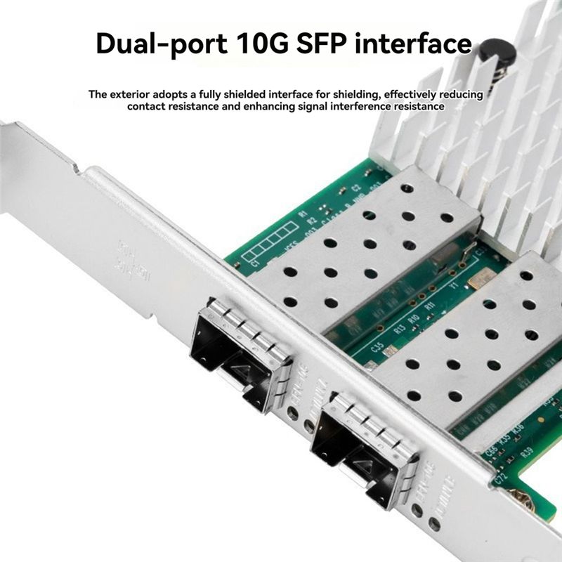 효율적인 X520-DA1 듀얼 포트 10Gb SFP+  - 10Gb Sfp+ Pcie Network Card Dual Port 리뷰 및 가격