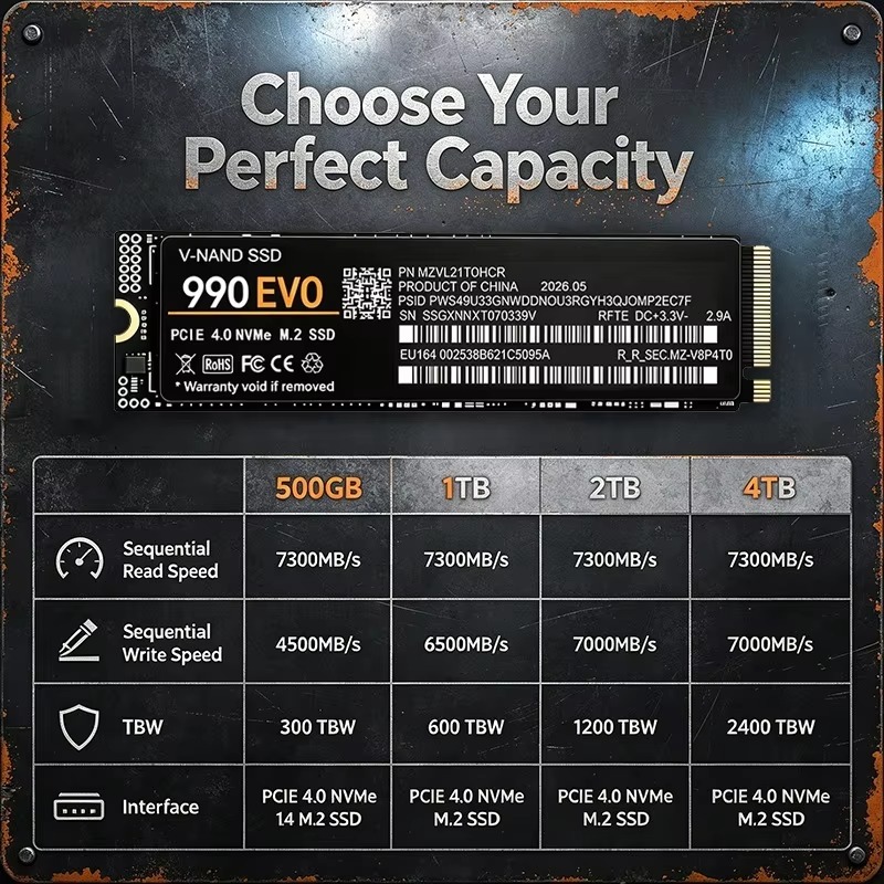 990 EVO M.2 2280 NVMe PCIe 4.0 - M.2 Nvme 4Tb Pcie 4.0 Ssd 리뷰 및 가격
